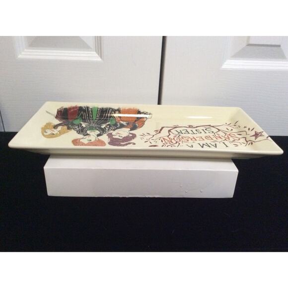 BRAND NEW DISNEY HOCUS POCUS HALLOWEEN DECORATIVE TRAY “I AM A SANDERSON SISTER” - Picture 8 of 9